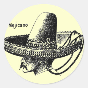 Mejicano-Mexicano Runt Klistermärke