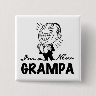 Mejla nya Grampa T-tröjor och presenter Knapp