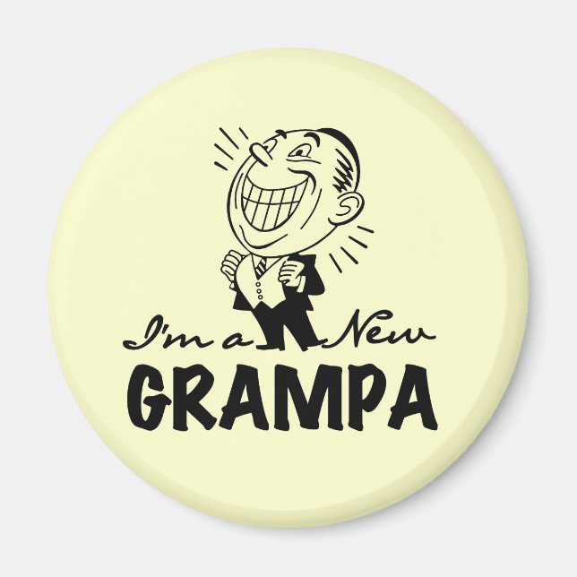 Mejla nya Grampa T-tröjor och presenter Magnet (Framsidan)