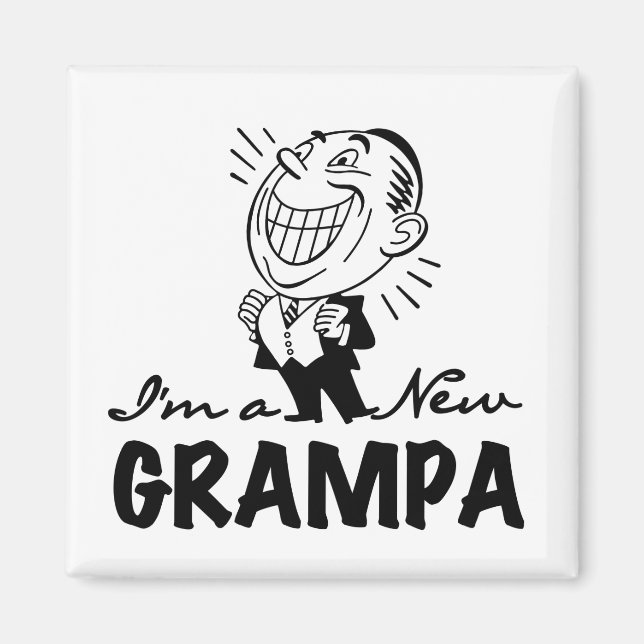 Mejla nya Grampa T-tröjor och presenter Magnet (Framsidan)