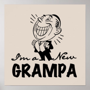 Mejla nya Grampa T-tröjor och presenter Poster