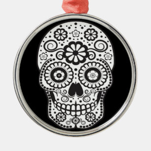 Mejla socker Skull Julgransprydnad Metall