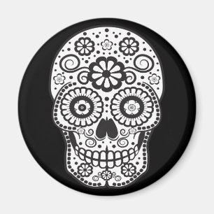 Mejla socker Skull Magnet