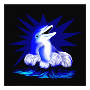 Mejling Dolphin Fototryck