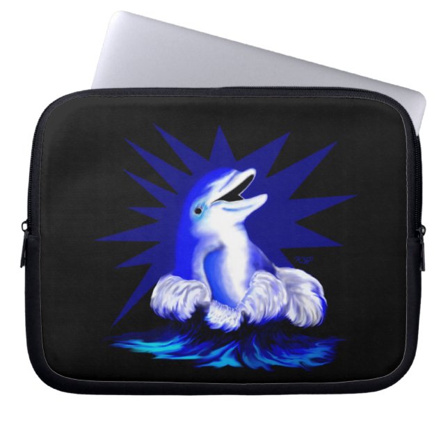 Mejling Dolphin Laptop Sleeve (Framsidan)