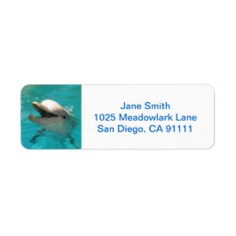 Mejling Dolphin Returadress Etikett