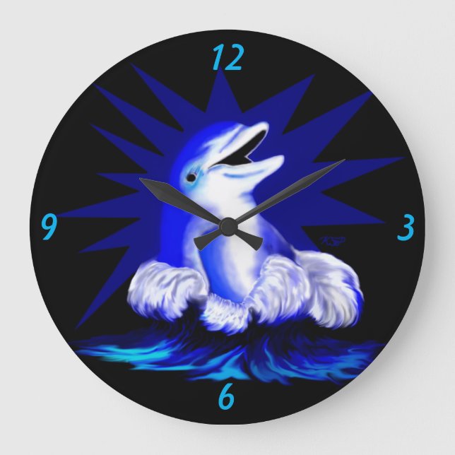 Mejling Dolphin Stor Klocka (Framsida)