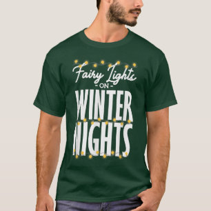 Mejmer ljus på vinternätterna, julljus t shirt