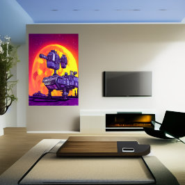 Mejsaren i månljuset | AI Art Poster