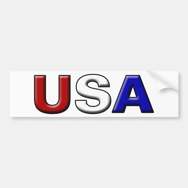 Mejslade USA Bildekal (Framsidan)