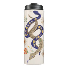 Mejsterutskrift för orm- och blommigt