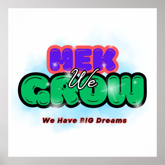 Mek we grow poster (Framsidan)