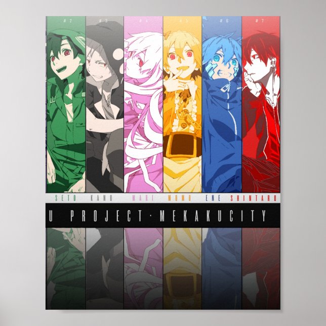 Mekakucity Actors Poster (Framsidan)