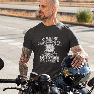 Mekanic Funny Black, arbetshastighet T Shirt