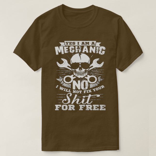 Mekanik 2 t shirt (Design framsida)