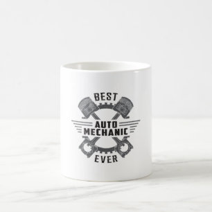 Mekanik för bästa bilmotor Funny Gift Idea Kaffemugg