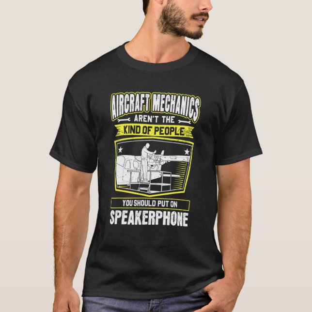 Mekanik för högtalartelefoner t shirt (Framsida)