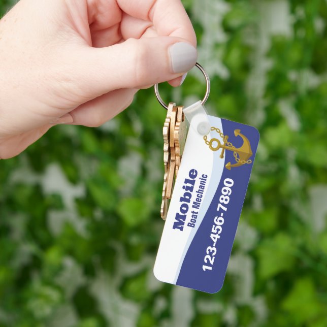 Mekanik för mobilbåtar nyckelring (Hand)