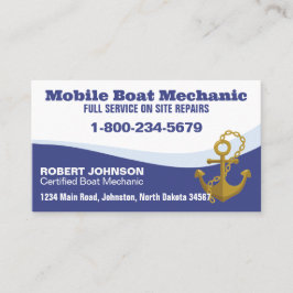 Mekanik för mobilbåtar visitkort