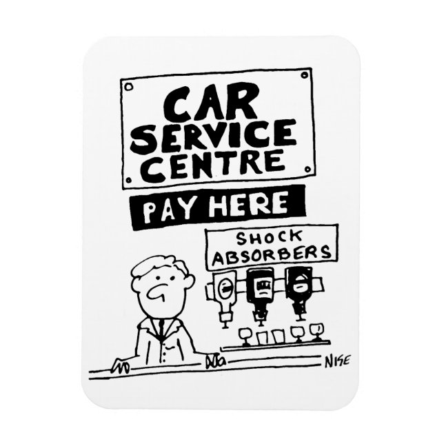 Mekanik och stötdämpare för bilservicecenter magnet (Vertikal)