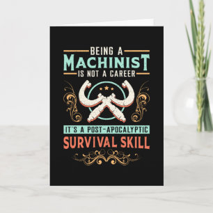 Mekaniker CNC-maskinist Maskinist Maskin Presentid Kort