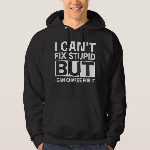 Mekaniker Män Kvinnor Kan Inte Fixa Dumheter Hoodie