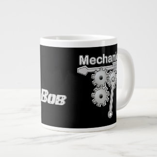 Mekaniker namn växlar och verktyg jumbo mugg