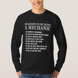 Mekaniker Skäl Att Vara Med En Mekaniker T Shirt
