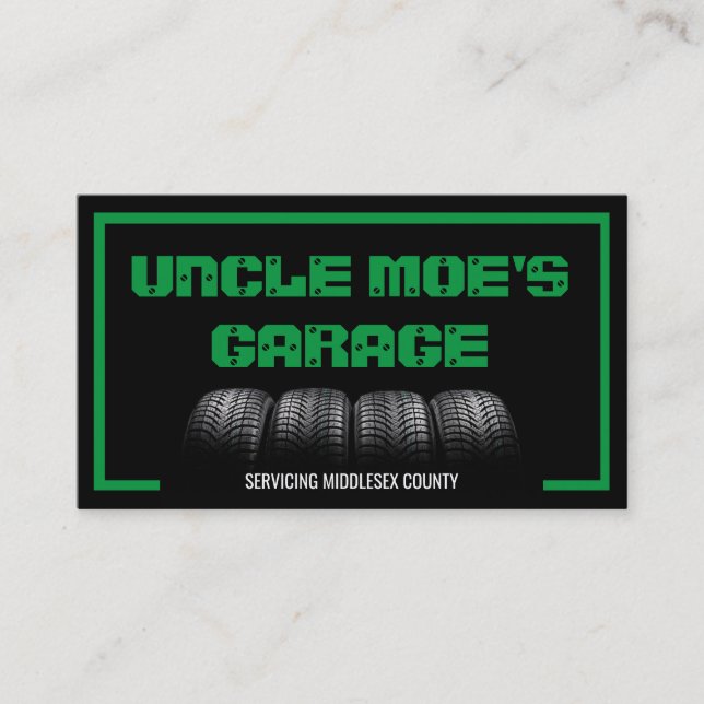 MEKANIKERMOTORCYKELVISITKORT VISITKORT (Framsida)