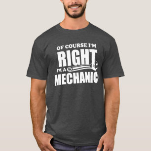 Mekanikern är alltid den högra roliga tee