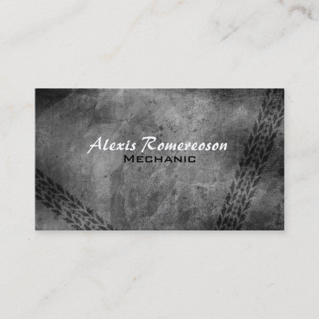 Mekanikervisitkortar Visitkort (Framsida)