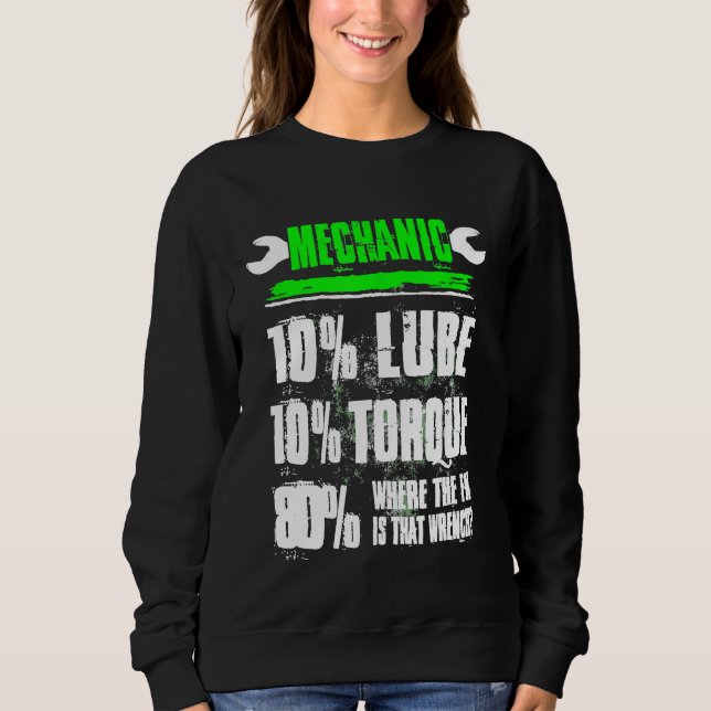 Mekanisk 10 Lube 10 Mekanisk mekanisk mekanisk vri T Shirt (Framsida)