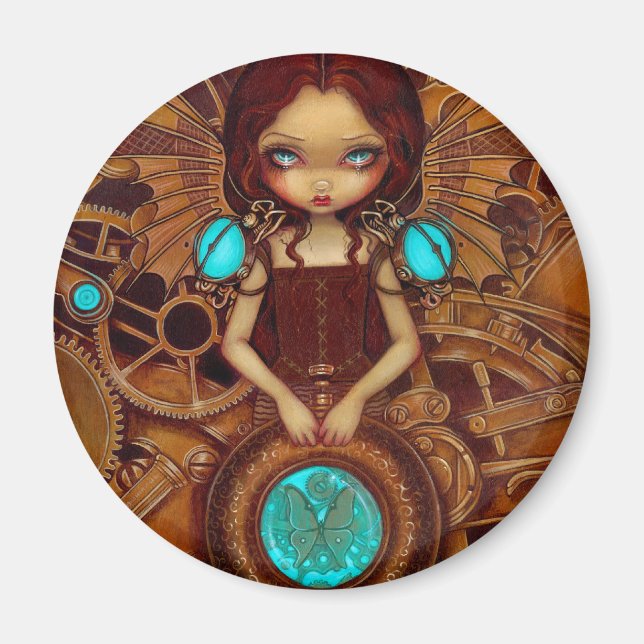 "Mekanisk ängel I"-magnet Magnet (Framsidan)
