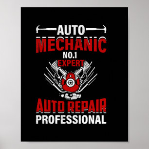 Mekanisk automatisk mekanisk 1-expert poster
