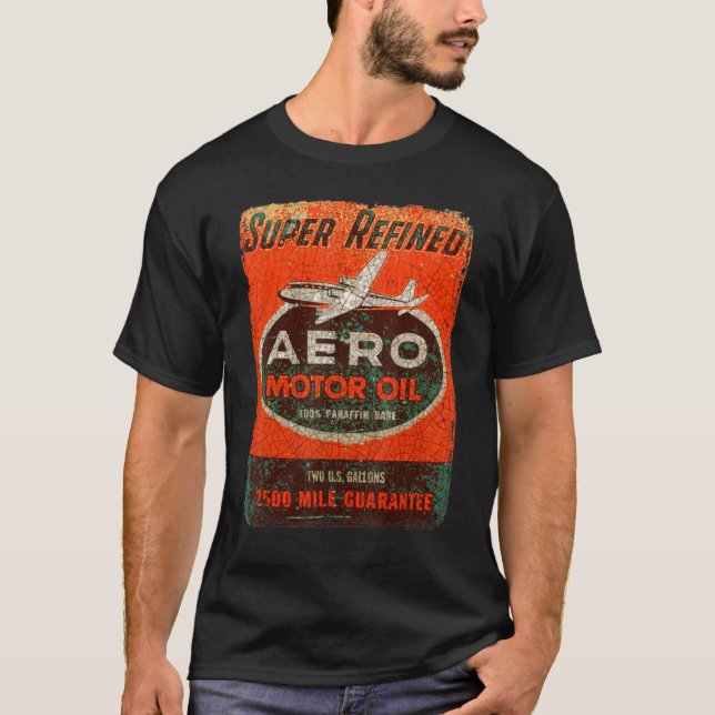 Mekanisk bil - automatisk flygbiljett Retro T Shirt (Framsida)
