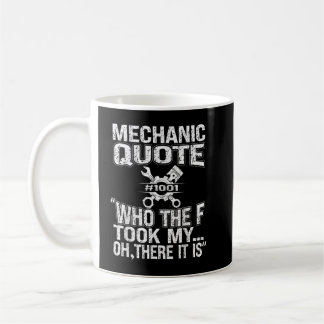 Mekanisk bil Guy Mechanic-citat Kaffemugg