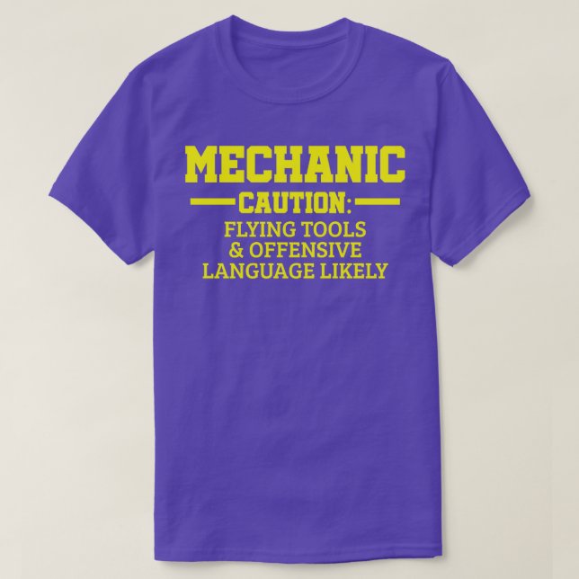 Mekanisk biltekniker t shirt (Design framsida)