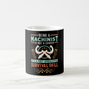 Mekanisk CNC-maskinist Maskin-gift-Idea Kaffemugg