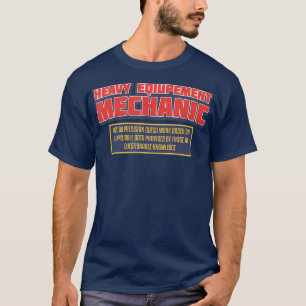 Mekanisk dieselloggning för tung utrustning t shirt