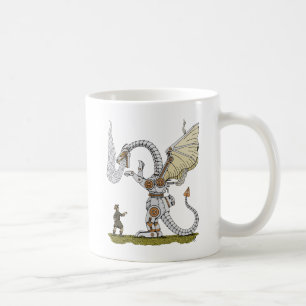 Mekanisk dragon kaffemugg