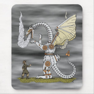 Mekanisk dragon musmatta