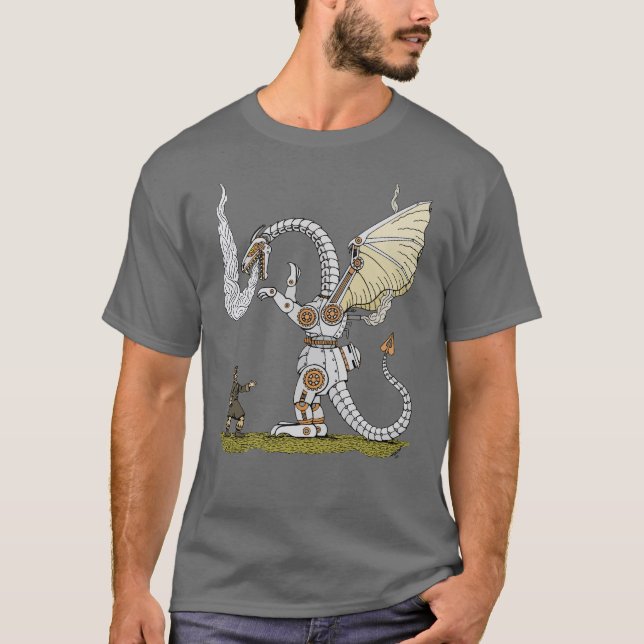 Mekanisk Drak Tee (Framsida)