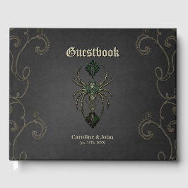 Mekanisk elegans, spindeln i mörken. gästböcker