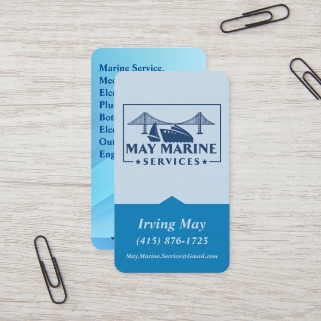 Mekanisk, elektrisk och rörlig Logotyp QR-kodadres Visitkort (Fram/Back In Situ)