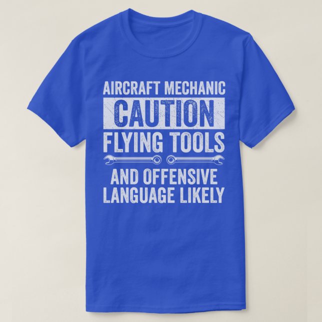 Mekanisk fixering av flygplan 1 t shirt (Design framsida)