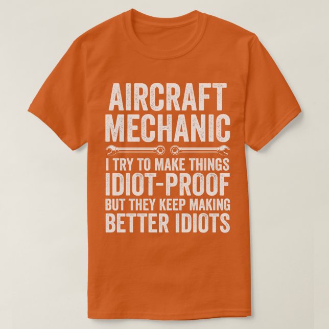 Mekanisk fixering av flygplan t shirt (Design framsida)