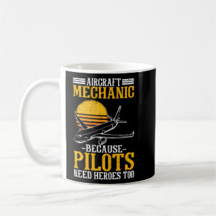Mekanisk för flygplan eftersom piloter behöver hjä kaffemugg