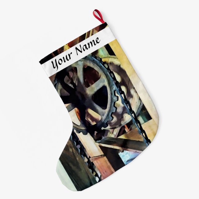 Mekanisk fördel stor julstrumpa (Baksidan (Hängande))