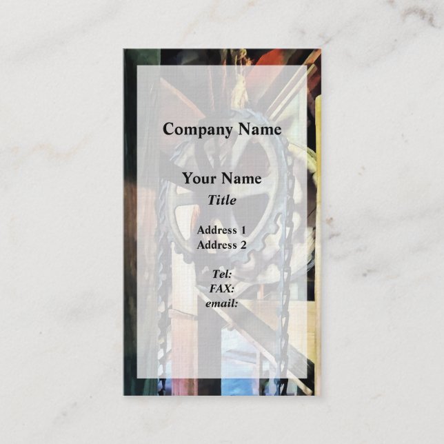 Mekanisk fördel visitkort (Framsida)