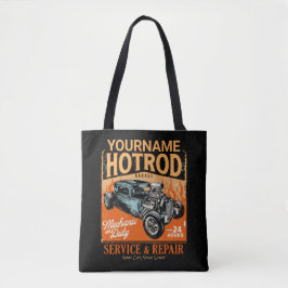 Mekanisk försäljning av hot rod Garage Personlig N Tygkasse